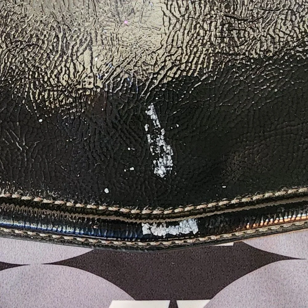 COACH H0968-14321 Madison Claire Op-Art Sateen Chain Link 2-Way Hobo Pur… - Picture 16 of 16